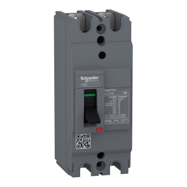 Ảnh của EZC100H2080 - Bộ Ngắt Mạch Tự Động EZC100H 2P 80A 30KA TMD