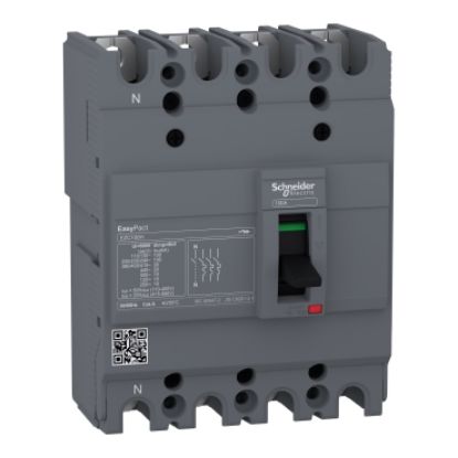 Ảnh của EZC100H4040 - Bộ Ngắt Mạch Tự Động EZC100H 4P 40A 30KA TMD