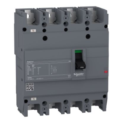 Ảnh của EZC250H4125 - Bộ Ngắt Mạch Tự Động EZC250H 4P 125A 36KA TMD