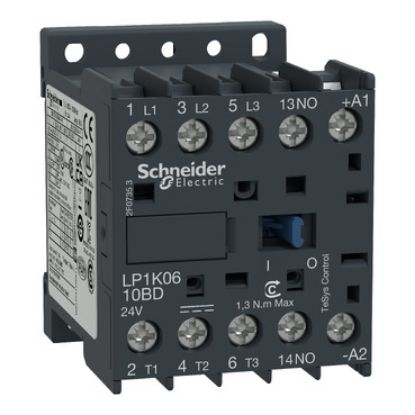 Ảnh của LP1K0610BD - Khởi Động Từ 3P 6A 1NO Coil 24VDC