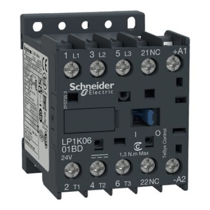 Ảnh của LP1K1201BD - Khởi Động Từ 3P 12A 1NO Coil 24VDC