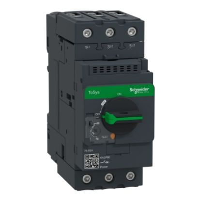 Ảnh của GV3P80 - Cầu Dao Bảo Vệ Động Cơ 3P 70-80A Tay Vặn Xoay