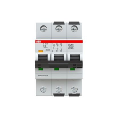 Ảnh của 2CDS383001R0064 - Cầu Dao Tự Động 3P 6A 25KA (S303P-C6)