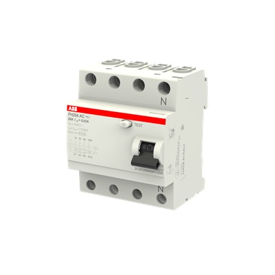 Ảnh của 2CSF204006R1250 - Cầu Dao Chống Dòng Rò 4P 25A 30mA (FH204 AC-25/0.03)