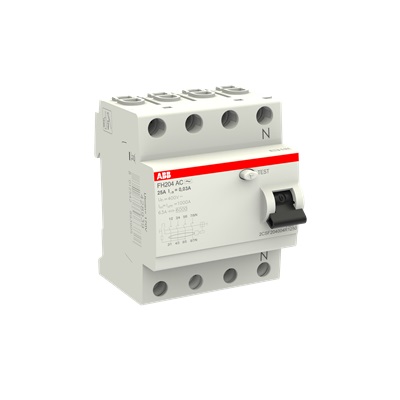 Ảnh của 2CSF204006R1250 - Cầu Dao Chống Dòng Rò 4P 25A 30mA (FH204 AC-25/0.03)