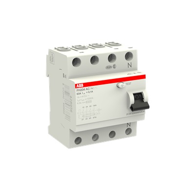 Ảnh của 2CSF204006R2630 - Cầu Dao Chống Dòng Rò 4P 63A 100mA (FH204 AC-63/0.1)