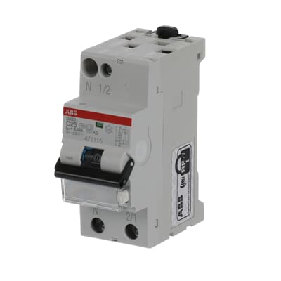 Ảnh của 2CSR245040R1254 - Cầu Dao Chống Dòng Rò 1P+N 25A 6kA 30mA (DS201 C25 AC30-L)
