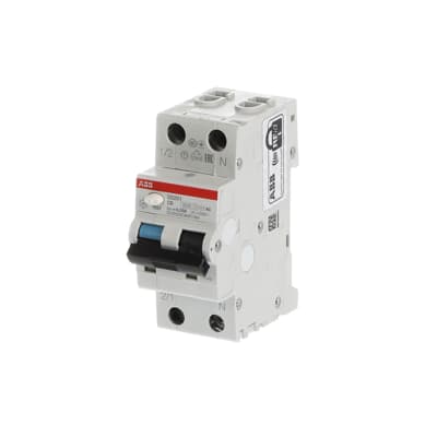 Ảnh của 2CSR255040R1064 - Cầu Dao Chống Dòng Rò 1P+N 6A 6kA 30mA (DS201 C6 AC30)
