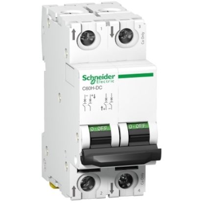 Ảnh của MCB Schneider A9N61522 2A 2P 500VDC