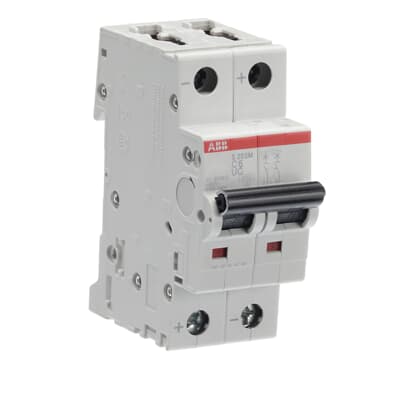 Ảnh của 2CDS272061R0064 -  Cầu Dao Tự Động 2P 6A 10kA 250VDC (S202M-C6UC)
