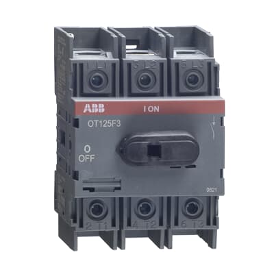 Ảnh của 1SCA105033R1001 - Cầu Dao Cắt Tải 3P 125A Không Bao Gồm Tay Vặn (OT125F3)
