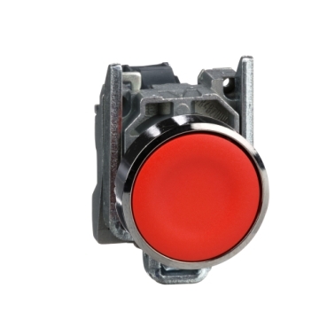 Ảnh của XB4BA42 - Nút Nhấn Kim Loại XB4 Ø22 Màu Đỏ 1NC