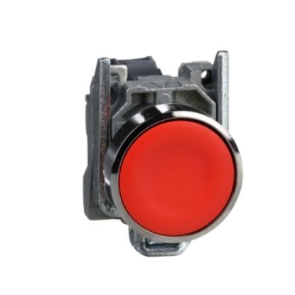 Ảnh của XB4BA42 - Nút Nhấn Kim Loại XB4 Ø22 Màu Đỏ 1NC