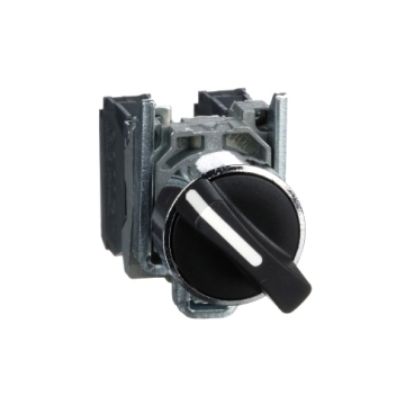 Ảnh của XB4BD25 - Công Tắc Kim Loại XB4 2 Vị Trí Ø22 1NO+1NC