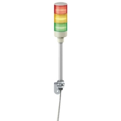 Ảnh của XVGB3 - Đèn Hiệu Cảnh Báo XVG Không Còi 3 Tầng, Đỏ Cam Xanh Lá 24VAC/DC, IP23