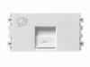 Ảnh của 8431SRJ6V_WE_G19 - Hạt Ổ Cắm Mạng RJ6 Cat6e Size S Màu Trắng