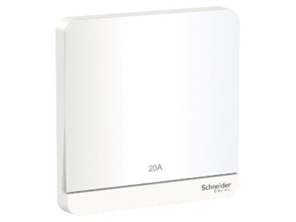 Ảnh của E8331D20N_WE_G19 - Bộ Công Tắc Đơn 2 Cực 20A size 86x86mm Màu Trắng