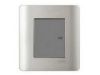 Ảnh của E8431_1_SA_G19 - Bộ Công Tắc Đơn 1 Chiều Có Đèn LED Size 87x87mm Màu Xám Bạc