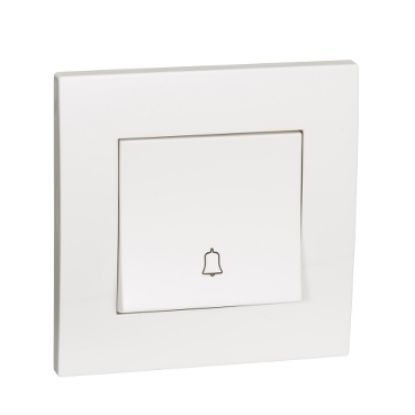 Ảnh của KB31BPB_WE_G19 - Bộ Công Tắc Chuông 10A Size 86x86mm Màu Trắng