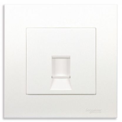 Ảnh của KB31RJ5E_WE - Bộ Ổ Cắm Mạng Đơn Cat5e Size 86x86mm Màu Trắng