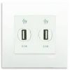 Ảnh của KB32USB_AS_G19 - Bộ Ổ Cắm USB 2Port 2.1A Size 86x86mm Màu Xám Bạc
