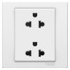 Ảnh của KB426UES2_WE_G19 - Bộ Ổ Cắm Đôi 3 Chấu 16A Size 86x86mm Màu Trắng