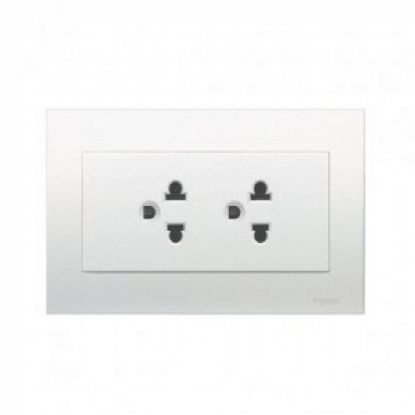 Ảnh của KBT426UEST2_G19 - Bộ Ổ Cắm Đôi 3 Chấu 13A Màu Trắng