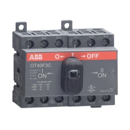 Ảnh của 1SCA104913R1001 - Bộ Chuyển Đổi Nguồn Bằng Tay 3P 40A ( Không bao gồm tay vặn)