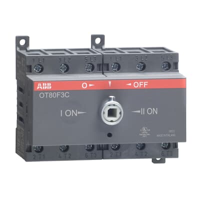 Ảnh của 1SCA105402R1001 - Bộ Chuyển Đổi Nguồn Bằng Tay 3P 80A ( Không bao gồm tay vặn)
