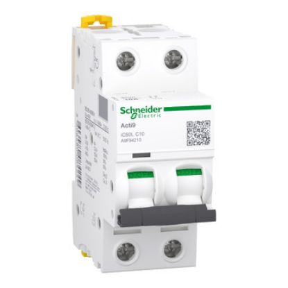 Ảnh của A9F94210 - Cầu dao tự động Acti9-iC60L 2P 10A 15KA
