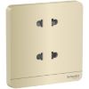 Ảnh của E83426U2_WG_G19 - Bộ Ổ Cắm Đôi 2 Chấu 10A Màu Vàng Kim