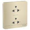 Ảnh của E83426UES2_WG_G19 - Bộ Ổ Cắm Đôi 3 Chấu 16A Màu Vàng Kim