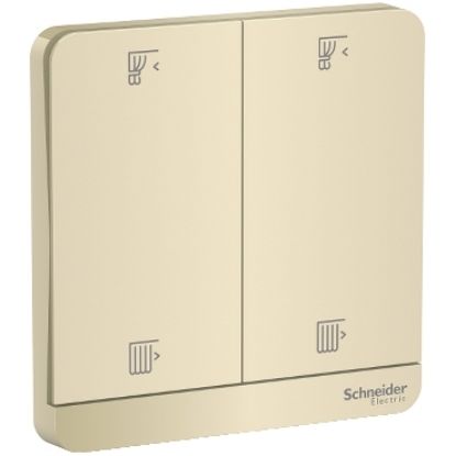 Ảnh của E8332C_WG_G19 - Bộ Công Tắc Đôi Rèm Cửa 10A Màu Vàng Kim