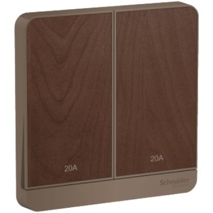 Ảnh của E8332D20N_WD_G19 - Bộ công tắc đôi 2 cực 20A Màu Vàng Kim