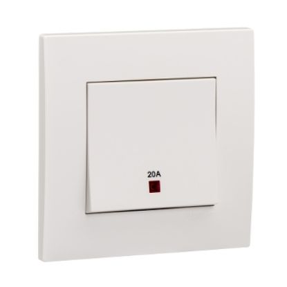 Ảnh của KB31D20NE_2_WE - Công Tắc Đơn 2 Cực 20A Màu Trắng