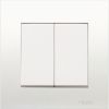 Ảnh của KB32_1_WE_G19 - Bộ Công Tắc Đôi 1 Chiều 16AX Size 86x86mm Màu Trắng