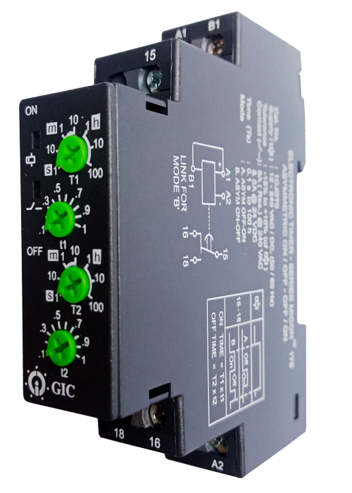 Ảnh của Timer On Off thời gian độc lập Asymmetric Timer GIC 1CJDT0