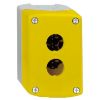 Ảnh của Hộp nút nhấn schneider XALK02 2 lỗ rỗng màu vàng
