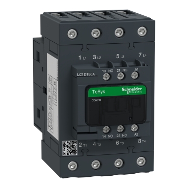 Ảnh của Contactor Schneider LC1DT80AB7 4P 80A 24VAC
