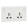 Ảnh của Ổ cắm đôi đa năng Schneider KBNT25_IS_WE 16A có công tắc