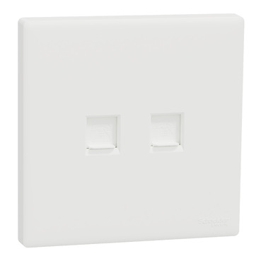 Ảnh của Ổ cắm điện thoại đôi Schneider KBN32RJ4_WE