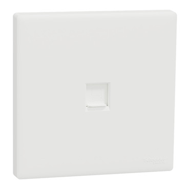 Ảnh của Ổ cắm mạng đơn Cat5e Schneider KBN31RJ5_WE