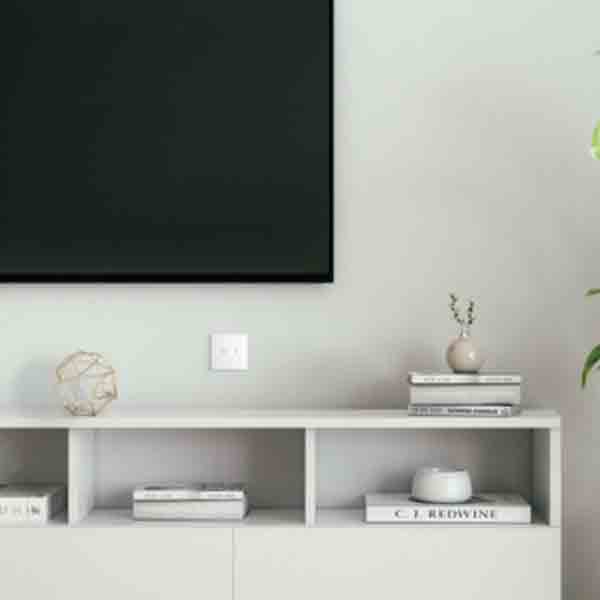 Ảnh của Ổ cắm Tivi và ô mạng Cat6e Schneider KBN32TV6_WE